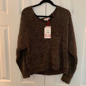 Pink Rose Soft V-Neck Sweater